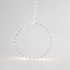 ΑΣΗΜΙ ΔΑΧΤΥΛΙΔΙ ΦΩΤΙΖΟΜΕΝ0 30cm, 30 MINI LED ΣΤΟ ΔΑΧΤΥΛΙΔΙ ΚΑΙ 15 MINI LED ΣΤΟ ΚΑΛΩΔΙΟ, ΣΤΑΘΕΡΟΣ ΜΕΤΑΣΧΗΜΑΤΙΣΤΗΣ, ΑΣΗΜΙ ΧΑΛΚΙΝΟ ΚΑΛΩΔΙΟ, ΘΕΡΜΟ ΛΕΥΚΟ LED, ΠΡΟΕΚΤΑΣΗ ΠΑΡΟΧΗΣ 3m, IP44