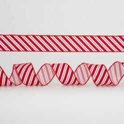 ΚΟΡΔΕΛΑ ΛΕΥΚΗ, ΜΕ ΚΟΚΚΙΝΑ ΣΧΕΔΙΑ, 6,35cm, 10Y