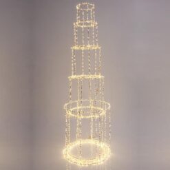 ΠΥΡΓΟΣ ΦΩΤΙΖΟΜΕΝΟΣ, 4350 ΘΕΡΜΑ LED, ΜΕ ΜΕΤΑΣΧΗΜΑΤΙΣΤΗ, ΧΑΛΚΟΥ, 163x40cm
