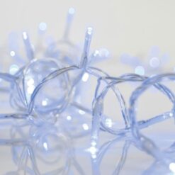ΒΡΟΧΗ, 144 LED 3mm, 36V ΜΕΤΑΣΧΗΜΑΤΙΣΤΗ, 4 ΕΠΕΚΤΑΣΕΙΣ ΕΩΣ 3 ΣΕΤ, ΔΙΑΦΑΝΟ PVC ΚΑΛΩΔΙΟ, ΜΠΛΕ LED (H60 x W300cm, 5/7/5/7), ΠΡΟΕΚΤΑΣΗ ΠΑΡΟΧΗΣ 3m, ΙΡ44