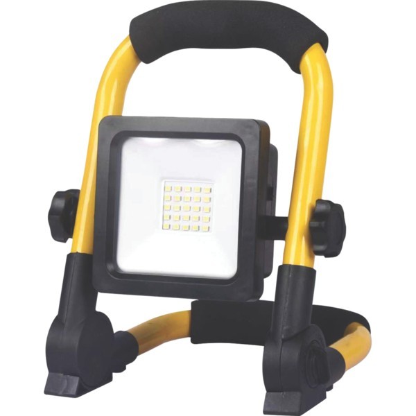 ΠΡΟΒΟΛΕΑΣ ΕΠΑΝΑΦΟΡΤΙΖΟΜΕΝΟΣ LED SMD 20W 6500K IP54 ΚΙΤΡΙΝΟΣ PLUS