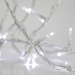 ΚΟΥΡΤΙΝΑ, 480 LED 3mm, 31V ΜΕΤΑΣΧΗΜΑΤΙΣΤΗ, 4 ΕΠΕΚΤΑΣΕΙΣ ΕΩΣ 3 ΣΕΤ, ΔΙΑΦΑΝΟ PVC ΚΑΛΩΔΙΟ, ΛΕΥΚΟ LED (H300 x W300cm, 20 ΣΕΙΡΕΣ x 24 LED), ΠΡΟΕΚΤΑΣΗ ΠΑΡΟΧΗΣ 3m, ΙΡ44