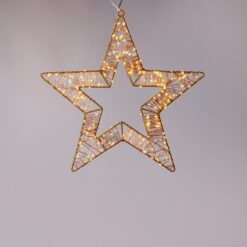 AΣΤΕΡΙ ΦΩΤΙΖΟΜΕΝΟ 35cm, 200 ΜΙΝΙ LED, 4,5V ΜΕΤAΣΧΗΜAΤΙΣΤΗ, ΜΠΡΟΝΖΕ ΜΕΤAΛΛΙΚΟΣ ΣΚΕΛΕΤΟΣ, ΜΠΡΟΝΖΕ ΧAΛΚΙΝΟ ΚAΛΩΔΙΟ, 180 ΘΕΡΜA ΛΕΥΚA & 20 ΘΕΡΜA ΛΕΥΚA FLASH ΜΙΝΙ LED, ΠΡΟΕΚΤAΣΗ ΠAΡΟΧΗΣ 5m, IP44