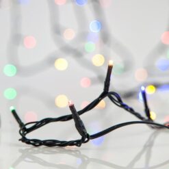 ΣΕΙΡΑ, 280 LED 3mm, 31V, 8 ΠΡΟΓΡΑΜΜΑΤΑ, 2 ΕΠΕΚΤΑΣΕΙΣ ΕΩΣ 5 ΣΕΤ, ΠΡΑΣΙΝΟ PVC ΚΑΛΩΔΙΟ, ΧΡΩΜΑΤΙΣΤΟ LED ANA 7.5cm, ΙΡ44 (ΧΩΡΙΣ ΜΕΤΑΣΧΗΜΑΤΙΣΤΗ, XΩΡΙΣ ΠΡΟΕΚΤΑΣΗ ΠΑΡΟΧΗΣ)