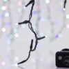 ΣΕΙΡΑ, 100 LED 3mm, 31V ΜΕΤΑΣΧΗΜΑΤΙΣΤΗ, 8 ΠΡΟΓΡΑΜΜΑΤΑ & ΜΝΗΜΗ, ΠΡΑΣΙΝΟ PVC ΚΑΛΩΔΙΟ, OPAL ΧΡΩΜΑΤΙΣΤΟ LED ΑΝΑ 5cm, ΠΡΟΕΚΤΑΣΗ ΠΑΡΟΧΗΣ 3m, ΙΡ44