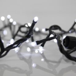 ΣΕΙΡΑ, 100 LED 3mm, 31V ΜΕΤΑΣΧΗΜΑΤΙΣΤΗ, 4 ΕΠΕΚΤΑΣΕΙΣ ΕΩΣ 3 ΣΕΤ, ΠΡΑΣΙΝΟ PVC ΚΑΛΩΔΙΟ, ΛΕΥΚΟ LED ANA 10cm, ΠΡΟΕΚΤΑΣΗ ΠΑΡΟΧΗΣ 3m, ΙΡ44