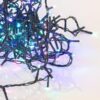 ΣΕΙΡΑ, 50 LED 3mm, 4.5V ΜΕΤΑΣΧΗΜΑΤΙΣΤΗ, 8 ΠΡΟΓΡΑΜΜΑΤΑ & ΜΝΗΜΗ, ΠΡΑΣΙΝΟ PVC ΚΑΛΩΔΙΟ, OPAL ΧΡΩΜΑΤΙΣΤΑ LED ΑΝΑ 5cm, ΠΡΟΕΚΤΑΣΗ ΠΑΡΟΧΗΣ 3m, IP44