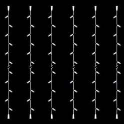 ΣΕΙΡΑ, DIY ΣΕΤ 6 ΤΜΧ, 30 LED, 2 ΕΠΕΚΤΑΣΕΙΣ, ΛΕΥΚΟ ΚΑΟΥΤΣΟΥΚ ΚΑΛΩΔΙΟ, ΛΕΥΚO LED ΑΝΑ 10cm, ΙΡ65