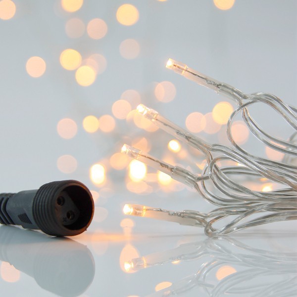 ΣΕΙΡΑ, 700 LED 3mm, 31V & 12W ΜΕΤΑΣΧΗΜΑΤΙΣΤΗ (In. 100-270V), 4 ΕΠΕΚΤΑΣΕΙΣ ΕΩΣ 2 ΣΕΤ, ΔΙΑΦΑΝΟ PVC ΚΑΛΩΔΙΟ, ΘΕΡΜΟ ΛΕΥΚΟ LED ΑΝΑ 5cm, ΠΡΟΕΚΤΑΣΗ ΠΑΡΟΧΗΣ 3m, ΙΡ44 (ROLL PACK)