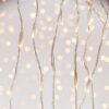 ΚΟΥΡΤΙΝΑ, 240 LED 3mm, 31V ΜΕΤΑΣΧΗΜΑΤΙΣΤΗ, ΠΡΟΓΡΑΜΜΑ SNOWFALL & ΜΝΗΜΗ, ΔΙΑΦΑΝO PVC ΚΑΛΩΔΙΟ, ΘΕΡΜΟ ΛΕΥΚΟ LED (H100 x W200cm, 20 ΣΕΙΡΕΣ x 12 LED, ΠΡΟΕΚΤΑΣΗ ΠΑΡΟΧΗΣ 3m, IP44