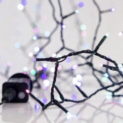ΣΕΙΡΑ, 300 LED 3mm, 31V ΜΕΤΑΣΧΗΜΑΤΙΣΤΗ, 8 ΠΡΟΓΡΑΜΜΑΤΑ & ΜΝΗΜΗ, ΠΡΑΣΙΝΟ PVC ΚΑΛΩΔΙΟ, OPAL ΧΡΩΜΑΤΙΣΤΑ LED ΑΝΑ 5cm, ΠΡΟΕΚΤΑΣΗ ΠΑΡΟΧΗΣ 3m, ΙΡ44