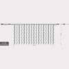 ΚΟΥΡΤΙΝΑ, 240 LED 3mm, 31V ΜΕΤΑΣΧΗΜΑΤΙΣΤΗ, 4 ΕΠΕΚΤΑΣΕΙΣ ΕΩΣ 3 ΣΕΤ, ΔΙΑΦΑΝΟ PVC ΚΑΛΩΔΙΟ, ΛΕΥΚΟ LED (H100 x W200cm, 20 ΣΕΙΡΕΣ x 12 LED), ΠΡΟΕΚΤΑΣΗ ΠΑΡΟΧΗΣ 3m, ΙΡ44