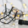 ΣΕΙΡΑ, 300 LED 3mm, 31V ΜΕΤΑΣΧΗΜΑΤΙΣΤΗ, 4 ΕΠΕΚΤΑΣΕΙΣ ΕΩΣ 3 ΣΕΤ, ΠΡΑΣΙΝΟ PVC ΚΑΛΩΔΙΟ, ΘΕΡΜΟ ΛΕΥΚΟ LED ΑΝΑ 5cm, ΠΡΟΕΚΤΑΣΗ ΠΑΡΟΧΗΣ 3m, ΙΡ44