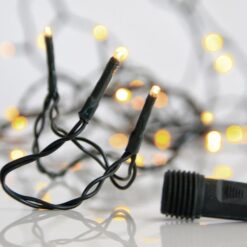 ΣΕΙΡΑ, 300 LED 3mm, 31V ΜΕΤΑΣΧΗΜΑΤΙΣΤΗ, 4 ΕΠΕΚΤΑΣΕΙΣ ΕΩΣ 3 ΣΕΤ, ΠΡΑΣΙΝΟ PVC ΚΑΛΩΔΙΟ, ΘΕΡΜΟ ΛΕΥΚΟ LED ΑΝΑ 5cm, ΠΡΟΕΚΤΑΣΗ ΠΑΡΟΧΗΣ 3m, ΙΡ44