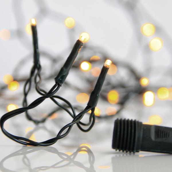 ΣΕΙΡΑ, 300 LED 3mm, 31V ΜΕΤΑΣΧΗΜΑΤΙΣΤΗ, 4 ΕΠΕΚΤΑΣΕΙΣ ΕΩΣ 3 ΣΕΤ, ΠΡΑΣΙΝΟ PVC ΚΑΛΩΔΙΟ, ΘΕΡΜΟ ΛΕΥΚΟ LED ΑΝΑ 5cm, ΠΡΟΕΚΤΑΣΗ ΠΑΡΟΧΗΣ 3m, ΙΡ44
