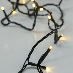 ΣΕΙΡΑ, 20 LED 5mm, ΜΠΑΤΑΡΙΑΣ 3xAA, ΧΡΟΝΟΔΙΑΚΟΠΤΗΣ, ΠΡΑΣΙΝΟ PVC ΚΑΛΩΔΙΟ, ΘΕΡΜΟ ΛΕΥΚΟ LED ΑΝΑ 10cm, ΠΡΟΕΚΤΑΣΗ ΠΑΡΟΧΗΣ 50cm, IP20