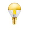 ΛΑΜΠΑ LED ΣΦΑΙΡΙΚΗ CROSSED FILAMENT 6.5W 806lm E14 2700K 220-240V DIMMABLE ΑΝΤΕΣΤΡΑΜΕΝΟΥ ΚΑΘΡΕΠΤΗ GOLD