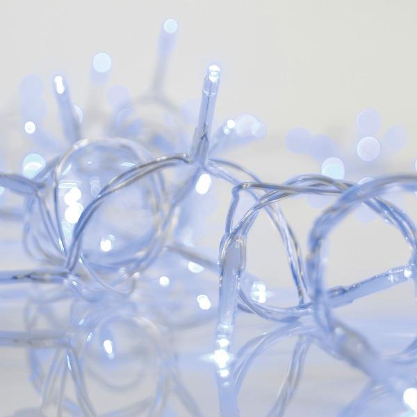 ΚΟΥΡΤΙΝΑ, 240 LED 3mm, 31V ΜΕΤΑΣΧΗΜΑΤΙΣΤΗ, 4 ΕΠΕΚΤΑΣΕΙΣ ΕΩΣ 3 ΣΕΤ, ΔΙΑΦΑΝΟ PVC ΚΑΛΩΔΙΟ, ΜΠΛΕ LED (H100 x W200cm, 20 ΣΕΙΡΕΣ x 12 LED), ΠΡΟΕΚΤΑΣΗ ΠΑΡΟΧΗΣ 3m, ΙΡ44