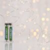 ΣΕΙΡΑ, 50 MINI LED, ΜΠΑΤΑΡΙΑΣ 3xAA, ΧΡΟΝΟΔΙΑΚΟΠΤΗ, ΑΣΗΜΙ ΧΑΛΚΙΝΟ ΚΑΛΩΔΙΟ, ΘΕΡΜΟ ΛΕΥΚΟ LED ANA 10cm, ΠΡΟΕΚΤΑΣΗ ΠΑΡΟΧΗΣ 10cm, IP20