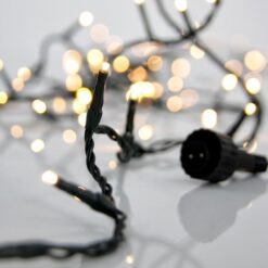 ΣΕΙΡΑ PRO, 700 LED 3mm, 31V & 12W ΜΕΤΑΣΧΗΜΑΤΙΣΤΗ, 4 ΕΠΕΚΤΑΣΕΙΣ ΜΕΧΡΙ 2 ΣΕΤ, ΠΡΑΣΙΝΟ PVC ΚΑΛΩΔΙΟ, ΘΕΡΜΟ ΛΕΥΚΟ LED ANA 5cm, ΠΡΟΕΚΤΑΣΗ ΠΑΡΟΧΗΣ 3m, IP44