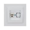 ΠΡΙΖΑ DATA CAT 6 RJ 45 MONH ΛΕΥΚΗ