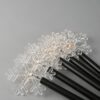 ΣΕΙΡΑ, 5 LED 3mm, 5 ΧΙΟΝΟΝΙΦΑΔΕΣ ΜΕ ΡΑΒΔΙ ΓΙΑ ΕΔΑΦΟΣ 34.5cm, ΗΛΙΑΚΟ ΣΥΛΛΕΚΤΗ ΜΕ ΑΙΣΘΗΤΗΡΑ ΦΩΤΟΣ, ΜΑΥΡΟ PVC ΚΑΛΩΔΙΟ, ΘΕΡΜΟ ΛΕΥΚΟ LED ΑΝΑ 35cm, ΠΡΟΕΚΤΑΣΗ ΠΑΡΟΧΗΣ 2m, IP44