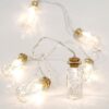 ΣΕΙΡΑ ΜΠΑΤΑΡΙΑΣ, 10 LED 5mm, ΠΡΟΕΚΤΑΣΗ ΠΑΡΟΧΗΣ 50cm, ΘΕΡΜΑ ΛΕΥΚΑ, ΜΠΟΥΚΑΛΑΚΙΑ ΜΕ ΣΥΡΜΑ ΧΑΛΚΟΥ ΣΤΟ ΕΣΩΤΕΡΙΚΟ, ΑΝΑ 15cm, IP20