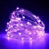 ΣΕΙΡΑ, 100 MINI LED, ΜΕΤΑΣΧΗΜΑΤΙΣΤΗ, ΣΤΑΘΕΡΟ, ΑΣΗΜΙ ΧΑΛΚΙΝΟ ΚΑΛΩΔΙΟ, ΜΩΒ LED ΑΝΑ 10cm, ΠΡΟΕΚΤΑΣΗ ΠΑΡΟΧΗΣ 5m, ΙΡ44