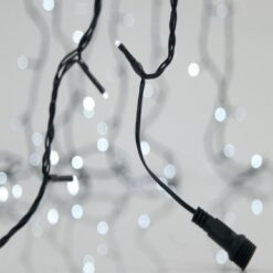 ΣΕΙΡΑ, 300 LED 3mm, 31V ΜΕΤΑΣΧΗΜΑΤΙΣΤΗ, 4 ΕΠΕΚΤΑΣΕΙΣ ΕΩΣ 3 ΣΕΤ, ΠΡΑΣΙΝΟ PVC ΚΑΛΩΔΙΟ, ΛΕΥΚΟ LED ΑΝΑ 5cm, ΠΡΟΕΚΤΑΣΗ ΠΑΡΟΧΗΣ 3m, ΙΡ44