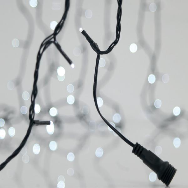 ΣΕΙΡΑ, 300 LED 3mm, 31V ΜΕΤΑΣΧΗΜΑΤΙΣΤΗ, 4 ΕΠΕΚΤΑΣΕΙΣ ΕΩΣ 3 ΣΕΤ, ΠΡΑΣΙΝΟ PVC ΚΑΛΩΔΙΟ, ΛΕΥΚΟ LED ΑΝΑ 5cm, ΠΡΟΕΚΤΑΣΗ ΠΑΡΟΧΗΣ 3m, ΙΡ44