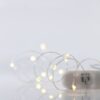 ΣΕΙΡΑ, 12 MINI LED, ΜΠΑΤΑΡΙΑΣ 2xCR2032, ΑΣΗΜΙ ΧΑΛΚΙΝΟ ΚΑΛΩΔΙΟ, ΘΕΡΜΟ ΛΕΥΚΟ LED ANA 10cm, IP20